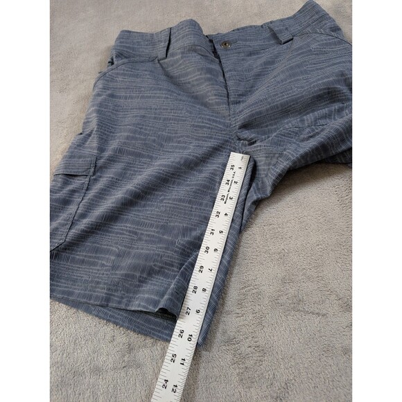 Duluth Trading Dry On The Fly Cargo Shorts Womens 12 Blue Nylon Hiking Comfort - Picture 11 of 11